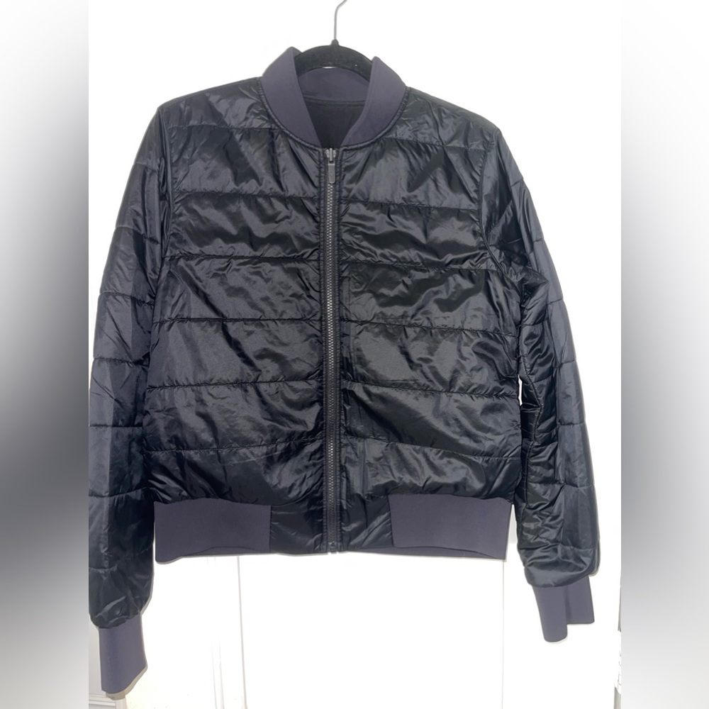 EUC Lululemon Non-Stop Bomber *Reversible // Black/Size 8